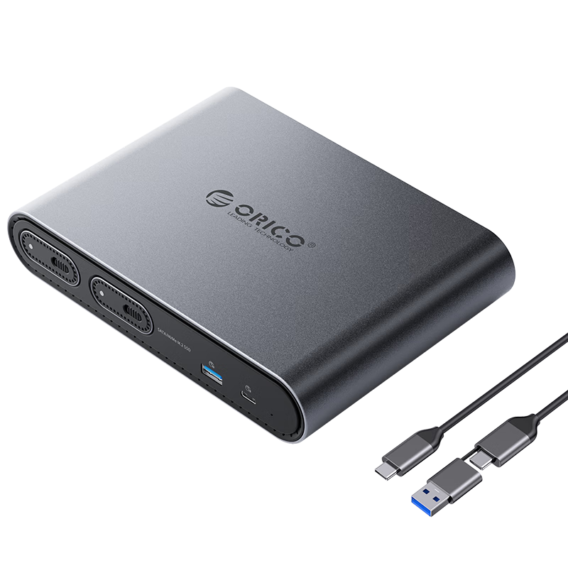 奧?？疲∣RICO）硬盤盒拓展塢type-c擴(kuò)展M.2硬盤盒USB3.2高速USB-C轉(zhuǎn)HDMI擴(kuò)屏網(wǎng)口轉(zhuǎn)換器適用MacBook筆記本PTM2