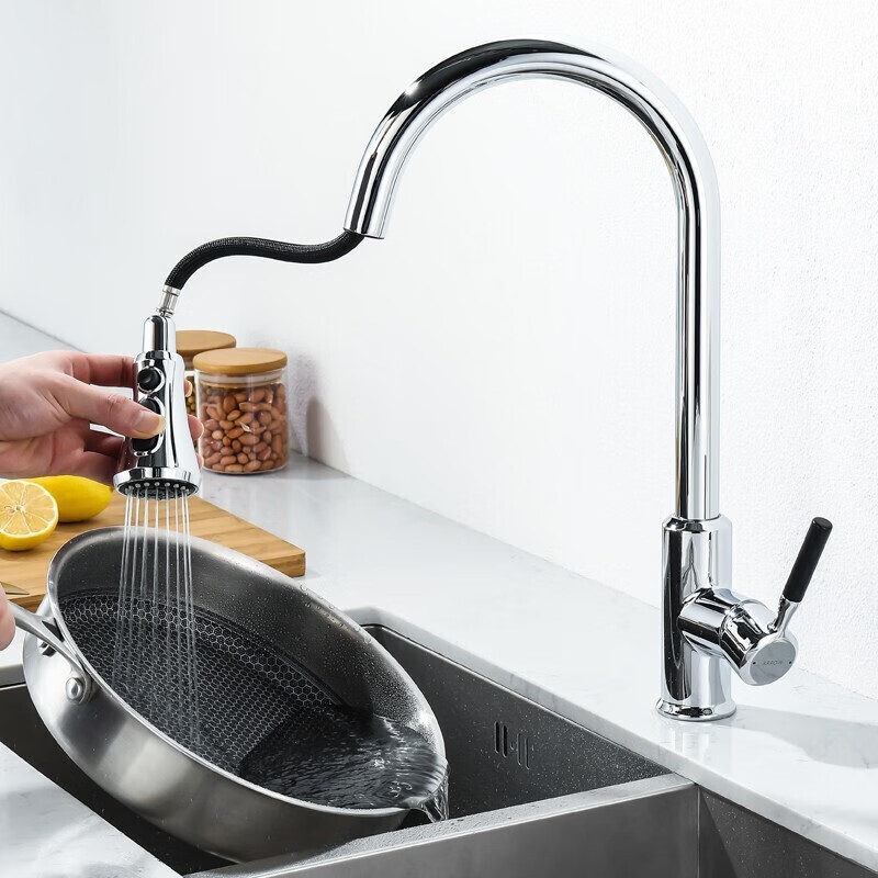 箭牌卫浴(arrow)304不锈钢水槽家用洗菜池淘菜盆水池水斗一体拉伸单盆