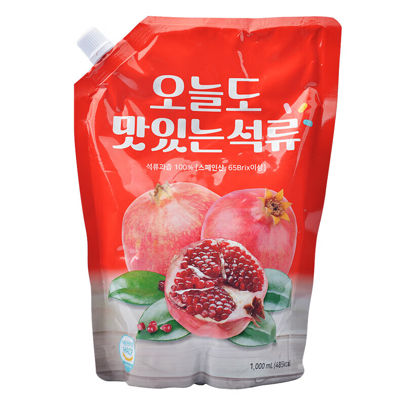 美浓味匠石榴汁 韩国进口石榴复原果汁 原液果汁饮料 1000ml 1袋