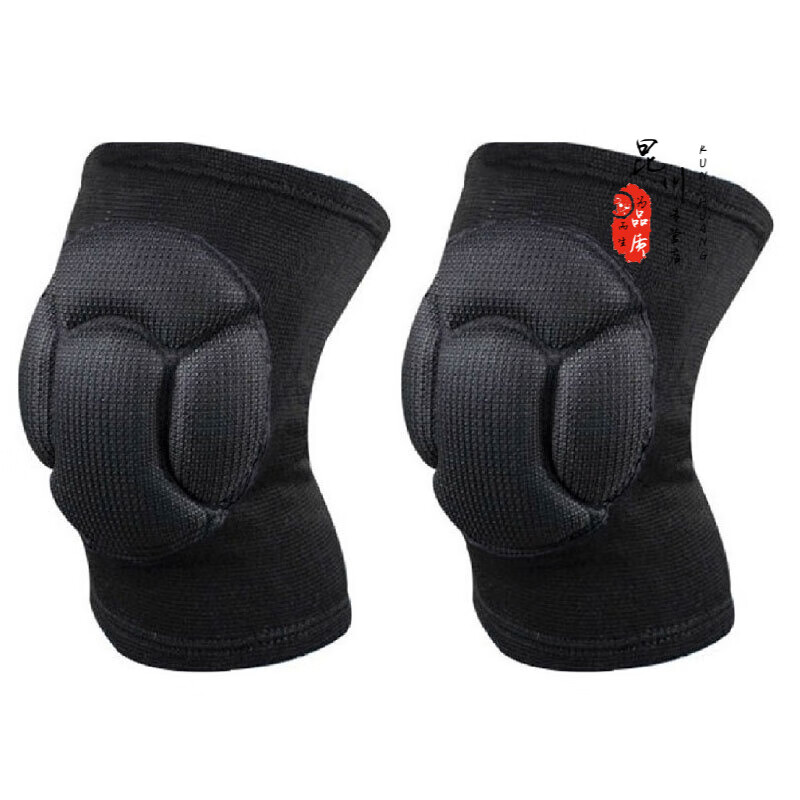 康恒洁求佛拜山护膝 防滑加厚拜佛磕头禅修柔忏拜忏海绵跪地护膝 黑 l