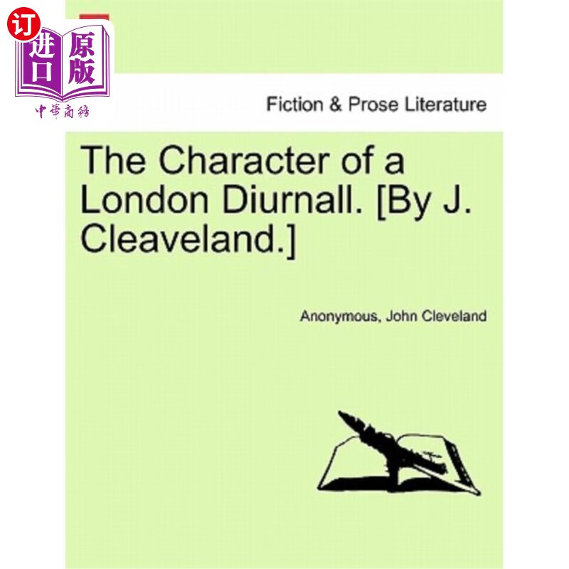 海外直订the character of a london diurnall. [by j. cleaveland.