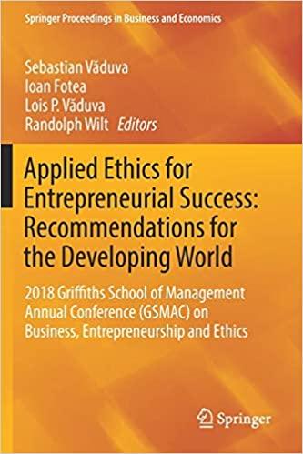 预订 applied ethics for entrepreneurial success: recommendations