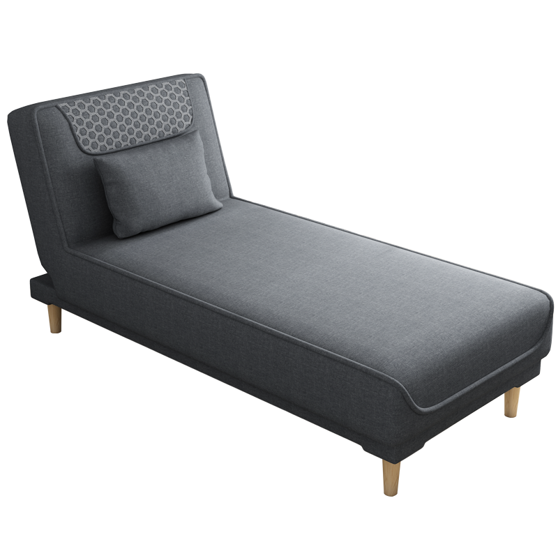 历史价格走势显示：现在购买最合适的欣翔折叠贵妃床|深灰色麻布，多功能&小户型设计，舒适&优雅