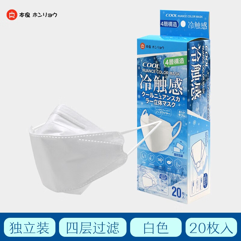 【本良】一次性彩色鱼嘴型口罩价格走势及评测