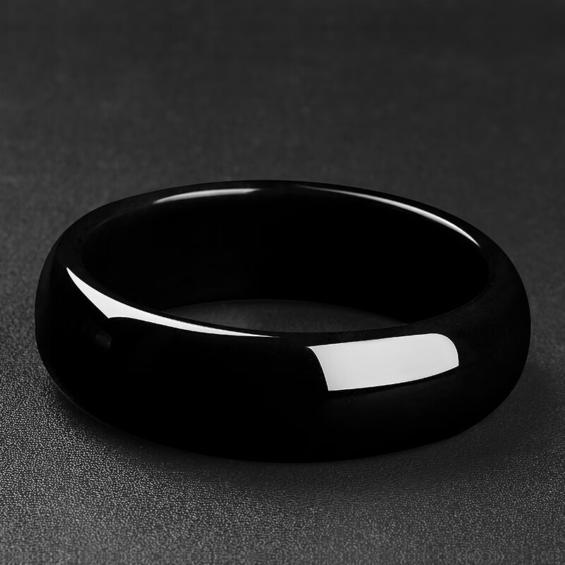 拾禾和田玉手镯塔青青玉细料手镯 男女天然玉镯玉石手镯带证书 52mm