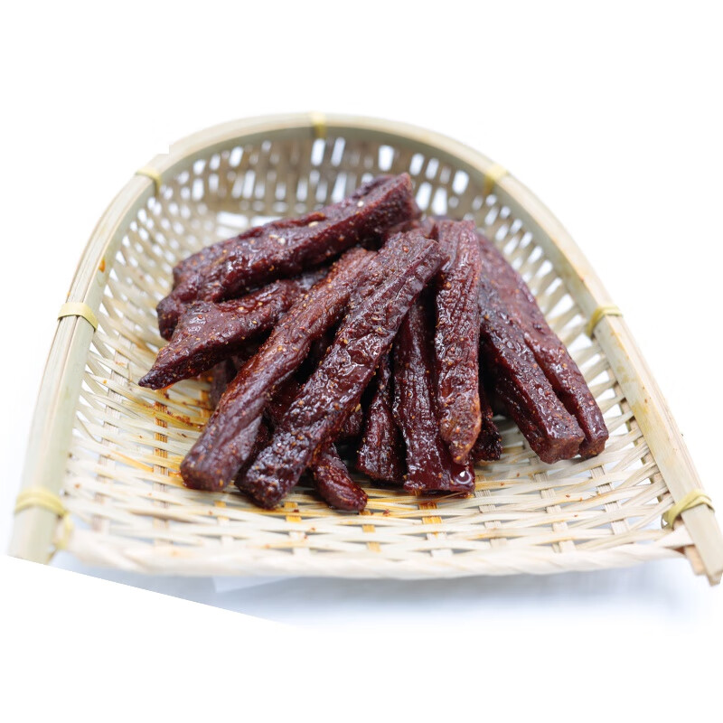 虎钢馋正宗内蒙古牛肉干孕妇零食无特产手撕风干牛肉干 麻辣味