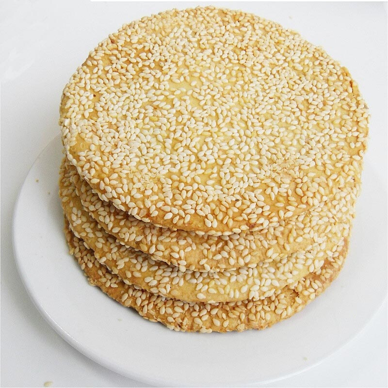 味巴哥陕西安康特产 汉阴炕炕馍 芝麻馍 芝麻饼零食点心 手工酥饼 20
