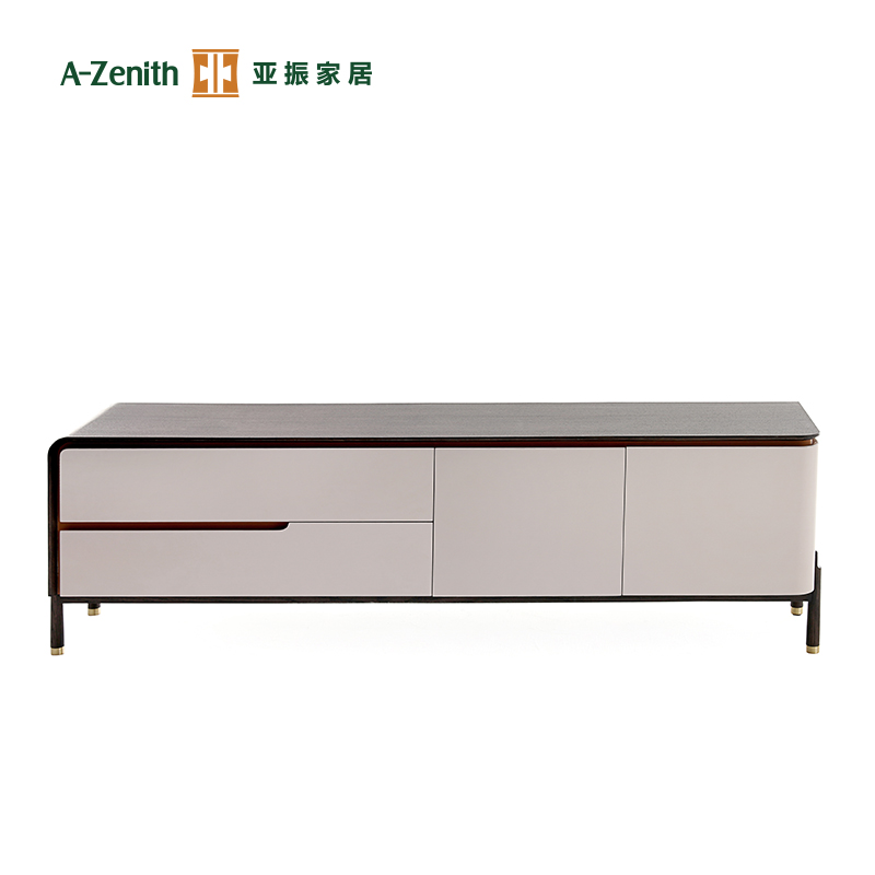 亚振家居新品客厅家具简约风格极简设计电视柜储物收纳柜 电视柜