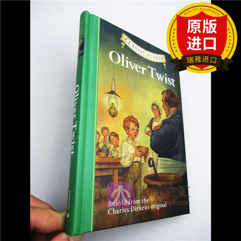 英文原版 开始读经典 雾都孤儿 小说 Classic Starts Oliver Twist 查尔斯狄更斯 Charles Dickens 儿童文学经典名著 进口英语书籍 精装