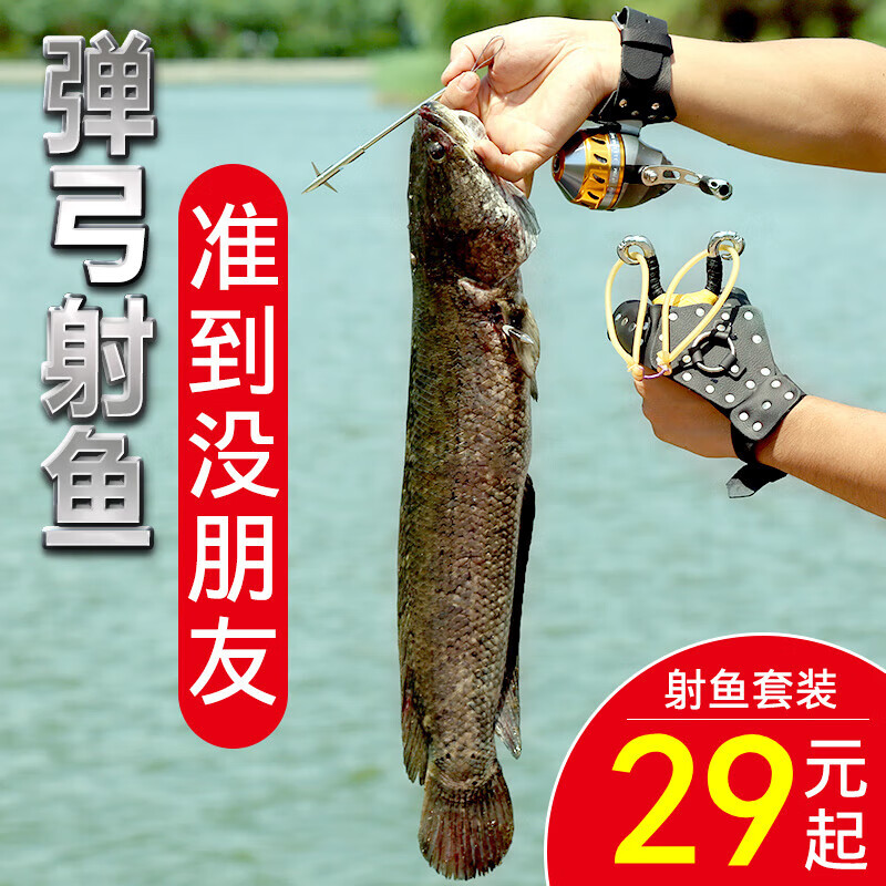 战流梦达鱼镖射鱼镖套装弹打鱼鱼枪弹弓套装打鱼弓鱼鳔神器渔永记 标准套餐 1