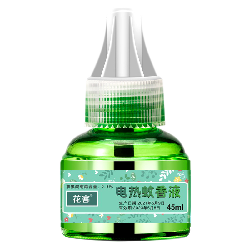 【必备神器】花客电热蚊香液灭蚊液插电驱蚊水补充液加热器无味家用套装价格走势