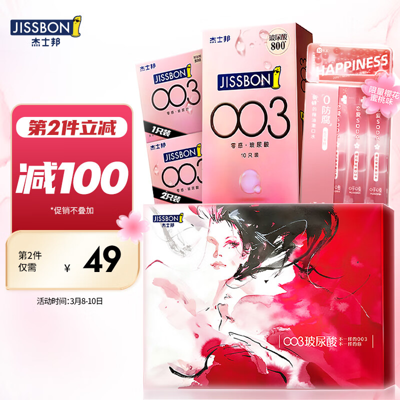 最佳选择:杰士邦003超薄玻尿酸避孕套,价格走势和性能评测