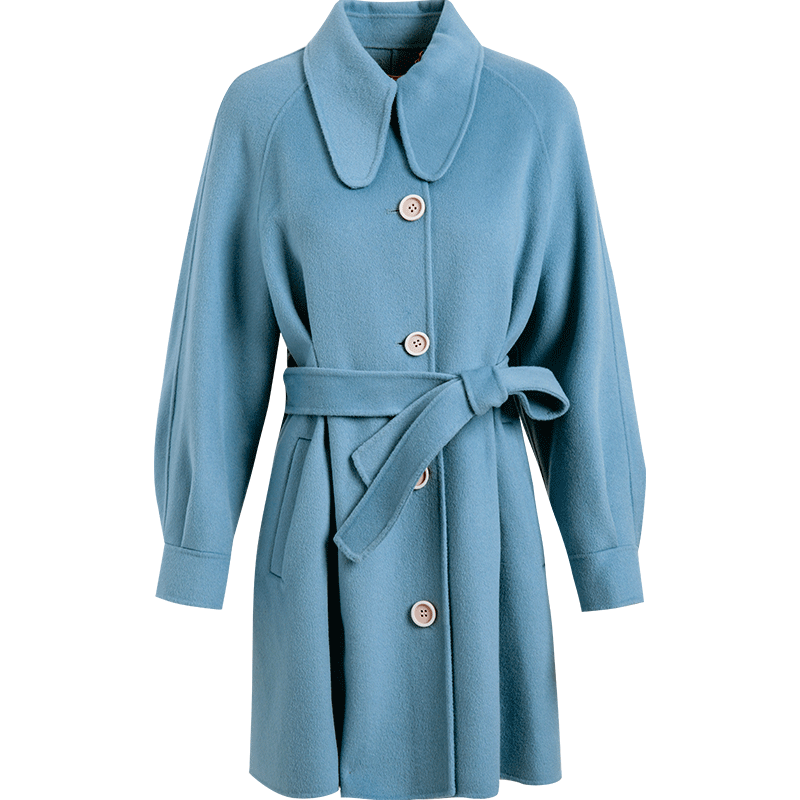 Olrainŷ�Ƕ���ʽ˫����ë������Ů��װ2023���¿���г����ë���� ��ɫ M