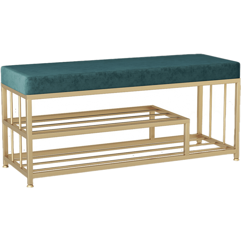 酷本北欧入户换鞋凳家用进门多功能门口鞋柜可坐衣帽间凳子简约穿鞋凳 墨绿(1号):120*35*45