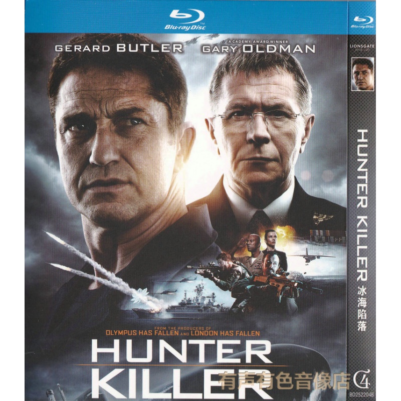 动作惊悚战争电影 冰海陷落 bd高清蓝光碟片1dvd光盘 dvd光盘