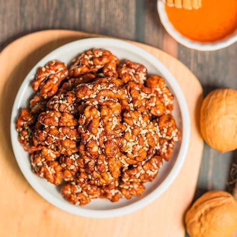 嘉尚酷芝麻琥珀核桃仁250gx2可选多口味香甜酥脆 芝麻核桃仁1罐 共