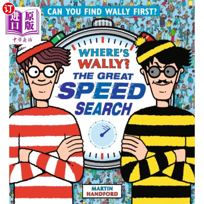 海外直订wheres wally? the great speed search 沃利在哪儿?