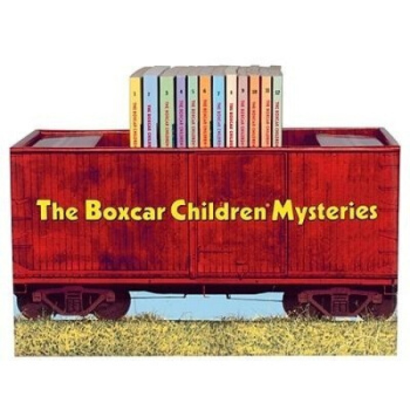 预售 进口英文原版 boxcar bookcase #1 - #12棚车少年1-12本套装
