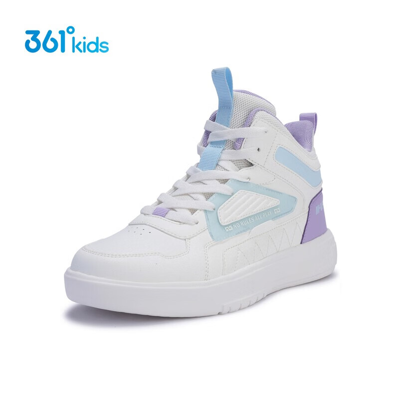 361°361度童鞋女童板鞋2022秋季新款大童女学生防滑软底透气休闲板鞋