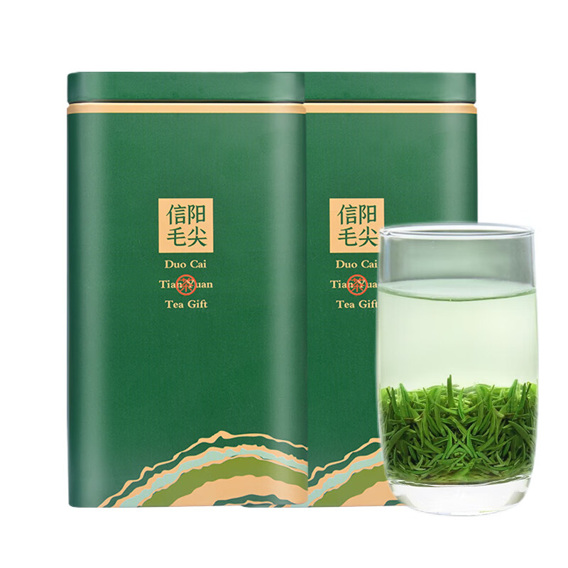 画景湾信阳毛尖新茶雨前春茶特级毛尖河南茶叶浓香型高山绿茶500g