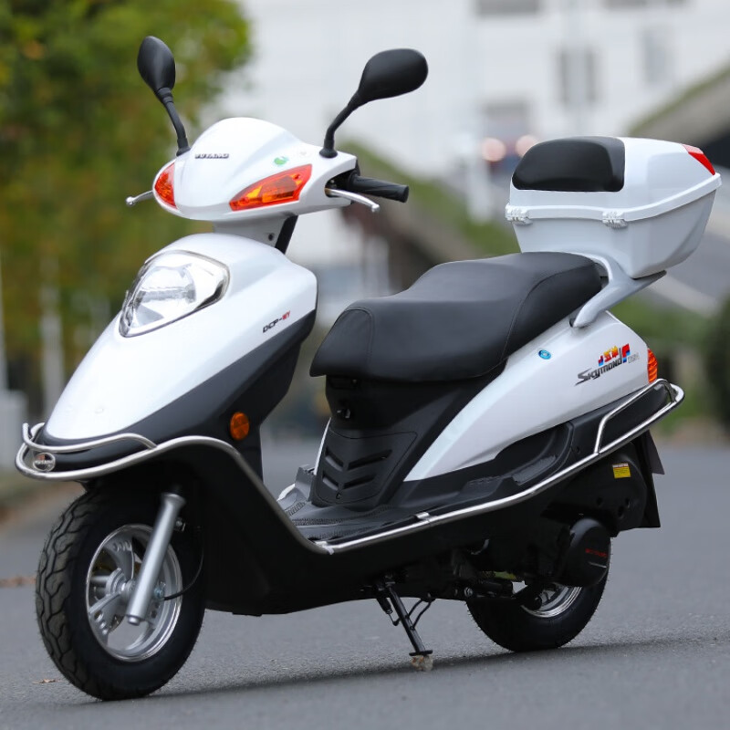 runtema五羊牌 踏板车燃油摩托车125cc国四电喷可上牌整车踏板摩托车