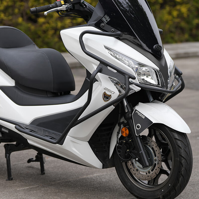 工马适用于光阳赛艇250保险杠摩托车ck250t-10护杠赛艇300改装防摔杠