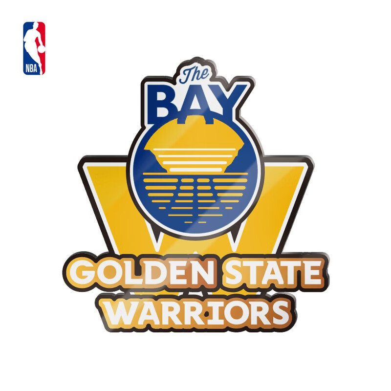 nba 勇士队磁力贴 球队logo系列 篮球运动潮流摆件亚克力磁力贴