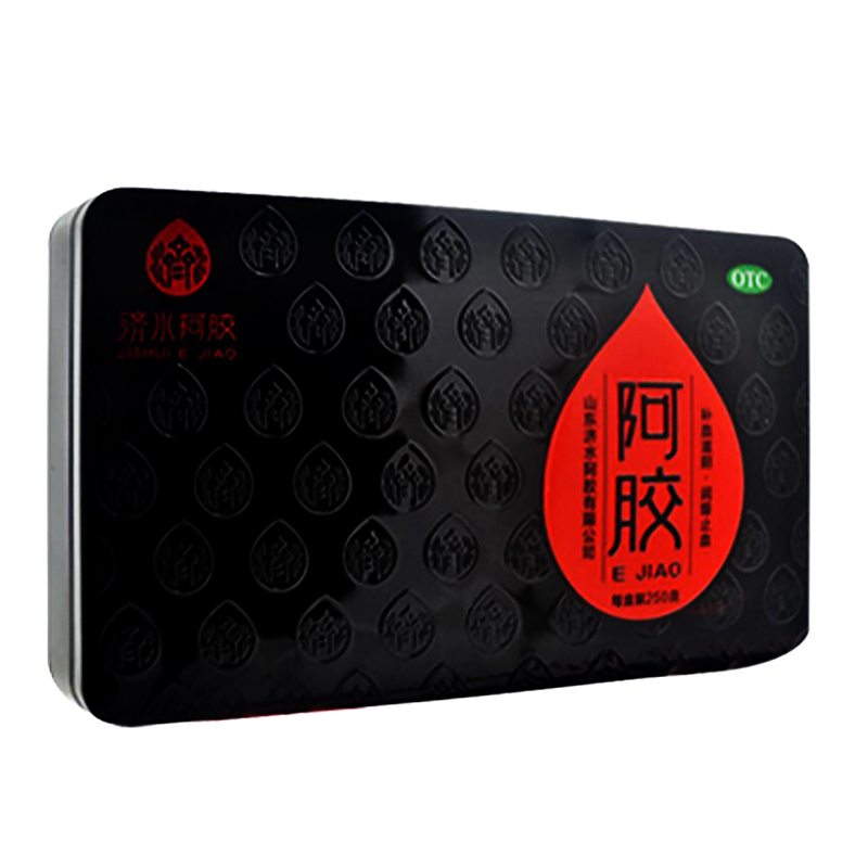 山东怀济堂济水阿胶250g补血滋阴润燥止血即食阿胶膏阿胶块药店yp 1盒