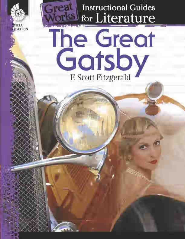 预售 【按需印刷】 the great gatsby: an instructional guide for