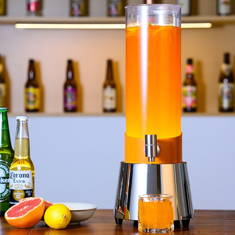 fkiv酒炮发光酒桶3升网红扎啤酒炮酒吧专用带龙头啤酒桶可乐桶扎啤桶