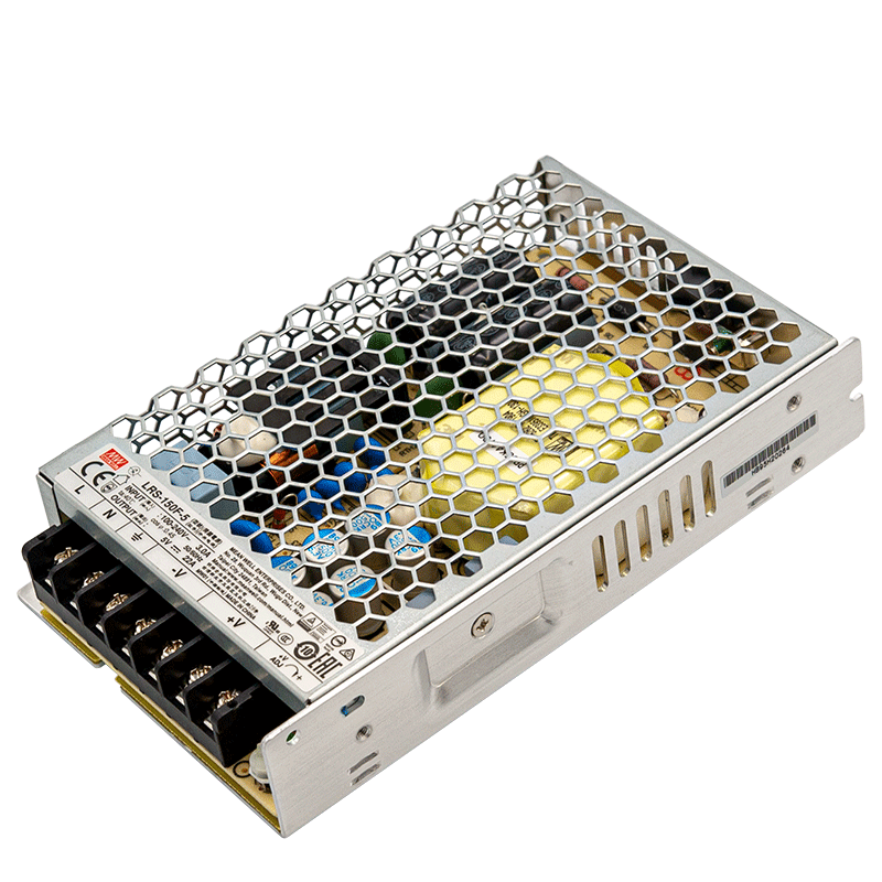明緯（MEANWELL）開關(guān)電源LRS-150F監(jiān)控LED燈帶電源直流DC150W12V24V驅(qū)動變壓器 LRS-150F-5