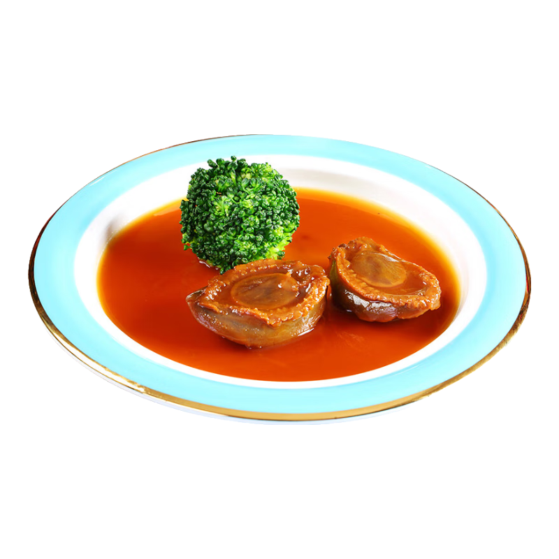燕王爺【買1送1】即食鮑魚獨立包裝溏心鮑魚干加熱即食鮑魚汁撈飯8-25頭 25頭【到手4只】送2份鮑汁鵝掌