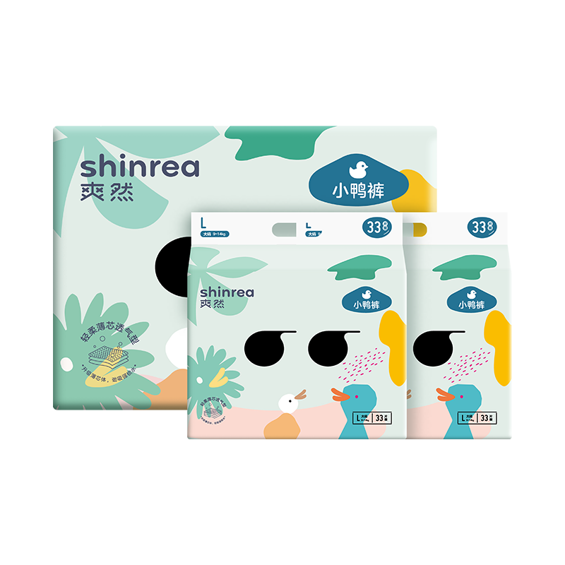 【2023年最新价格】爽然（shinrea）小鸭裤轻薄纸尿裤L66片大码婴儿尿不湿纸尿裤值得入手吗？|jd婴童纸尿裤历史价格查询