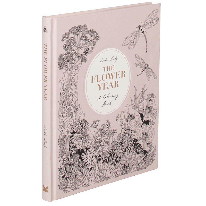 【预售】The Flower Year A Colouring Book anglais 花之年:本填色书 解压涂色图书 英文原版图书籍进口正版 Leila Duly高性价比高么？