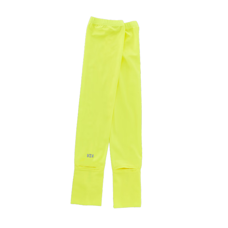 后益（HOII）冰絲防曬袖套男女輕薄透氣旅游騎行夏防紫外線冰袖光能美膚護臂 冰絲防曬袖套-黃 M