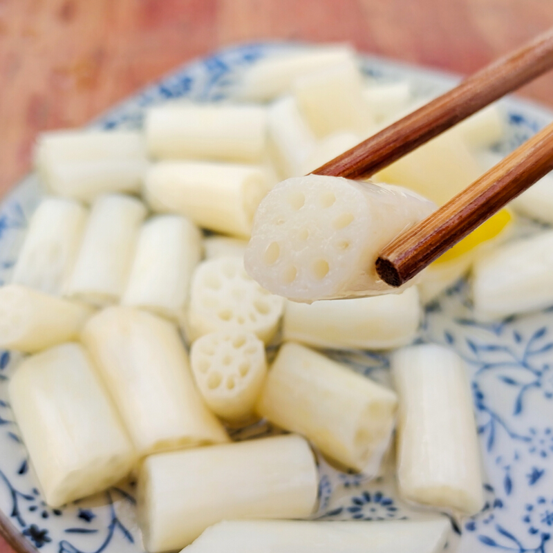 虎钢馋即食酸辣泡藕带400g 湖北藕尖新鲜莲藕尖下饭菜泡椒藕带泡菜