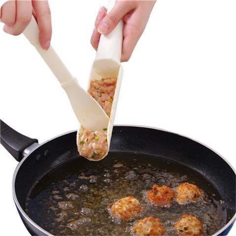 京闖厨房创意小工具丸子器鱼丸肉丸肉馅料理器加工勺丸子制作器 肉丸