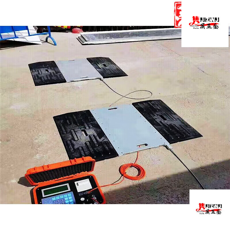 移动式地磅100t 120t轴重地磅秤 便携式称重仪防治超载 便携式地磅