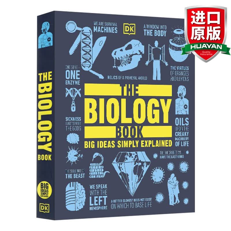 The Biology Book DK 英文原版 生物百科 青少年课外英语阅读 英文版 进口英语原版书籍
