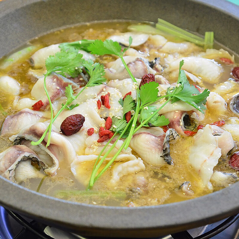 【丰泽 阿惠鱼鲜馆】石锅黑鱼3-4 人餐 石锅黑鱼 豆芽 青瓜 花菜 豆皮