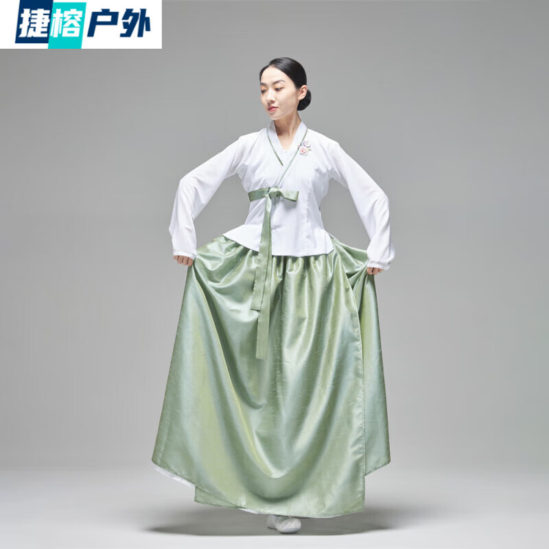 翰鸥斐朝鲜族服装女夏天延边朝鲜舞族舞蹈演出服女少数民族舞台表演