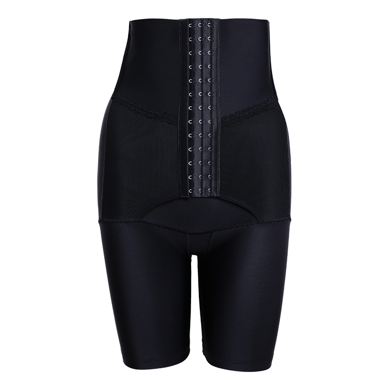 婷美新款魔鬼瘦高腰收腹收小肚子提臀美体裤收腿打底塑形塑身裤 黑色