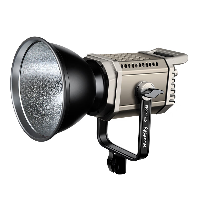 曼比利（Manbily）CFL-200BI双色温直播间灯光LED专业主播摄影灯直播补光灯足功率200W球型深抛柔光箱罩通透柔光灯 【双色温】200W(实际瓦数）标配版