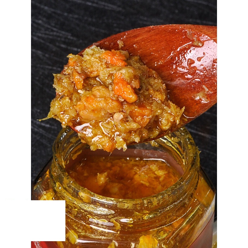 宜享健康正宗原味蟹黄酱秃黄油蟹肉罐大闸蟹粉螃蟹拌饭即食蟹膏瓶