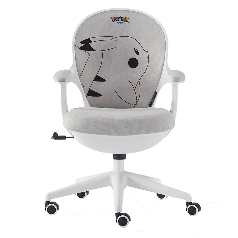 黑白调×宝可梦IP款 电脑椅 学习椅 办公椅小户型蛋壳椅 书房家居 皮卡丘宝可梦联名款145GMS