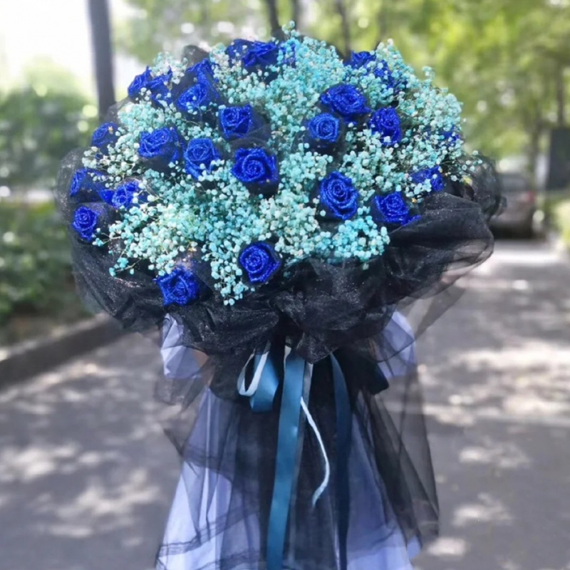蓝色妖姬 鲜花 蓝色妖姬玫瑰花束鲜花速递同城北京上海广州深圳杭州