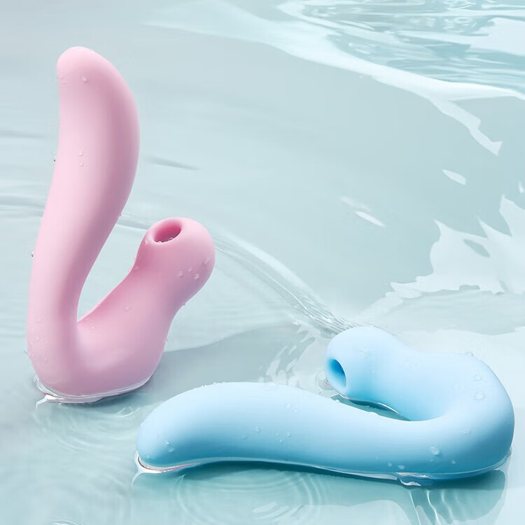 报春花震动棒女生礼物高档成人用品女人专用情趣用品吮吸自慰棒性玩具 天空蓝（赠送100ml医用润滑液）