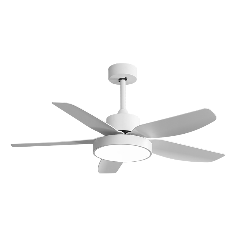 雷士照明（NVC）风扇灯吊扇灯LED 客厅卧室餐厅吊杆电扇灯 北欧现代简约ABS大扇叶遥控定时开叶扇 【力荐】光翼-白46寸+3色调光+正反转-冬夏两用