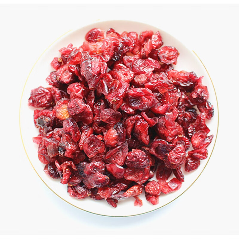 德祥隆蔓越莓干 蔓越梅小红莓 进口天然水果干100