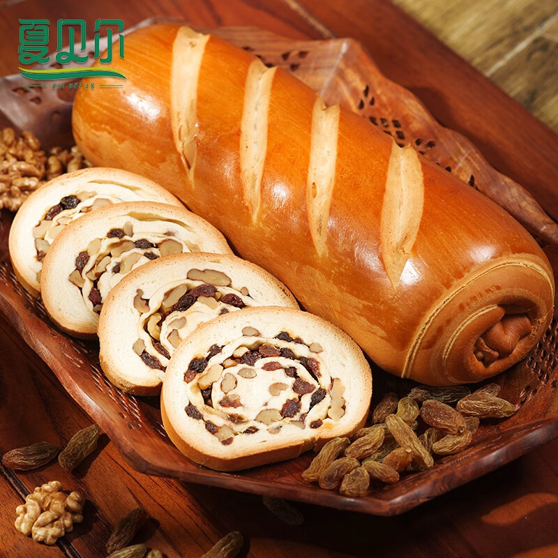 夏贝尔新疆黑麦果仁大列巴 黄油大列巴 俄罗斯风味原味 坚果大列巴